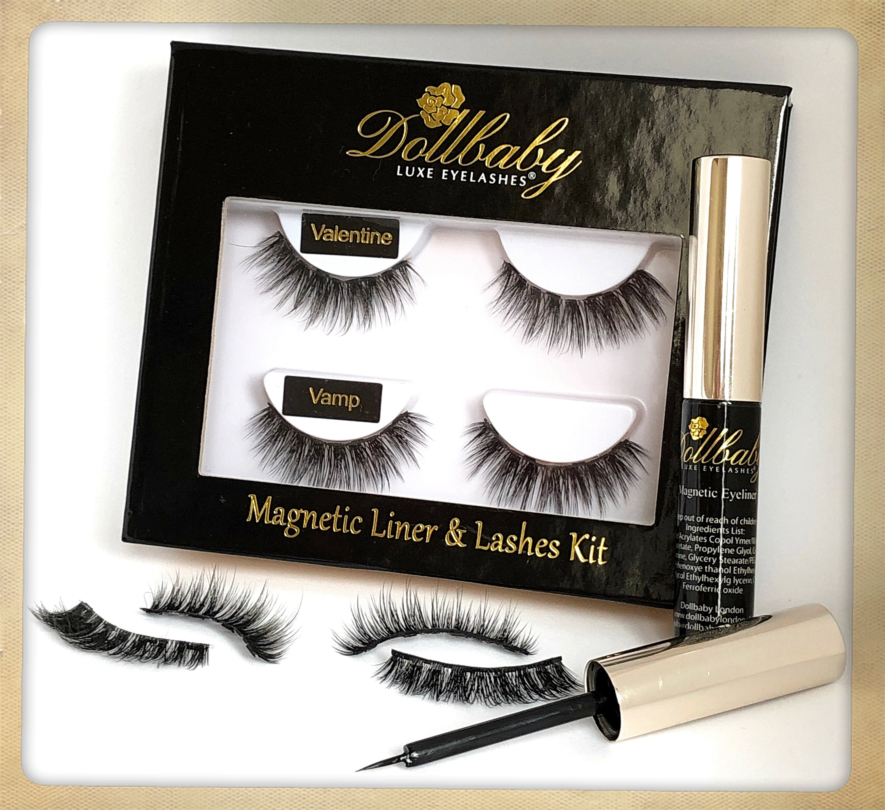 No Glue Lashes! Magnetic Eyeliner & Lashes Kit As Seen on ITV This Morning & Cosmopolitan