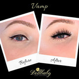 'Vamp' Full & Fluffy Wispy Magnetic Eyelashes Dollbaby London Dollbaby London Eyelashes